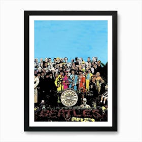 Beatles Sgt Pepper'S Lonely Hearts Club Band Art Print