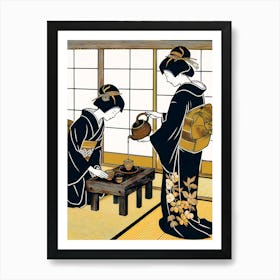 Creativel Geisha Illustration 113 Art Print