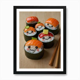 Sushi Sushi Sushi Art Print