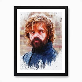 Tyrion Lannister Game Of Thrones Potrait Art Print