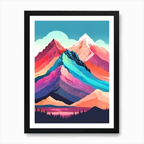 Mountain Landscape Art Print