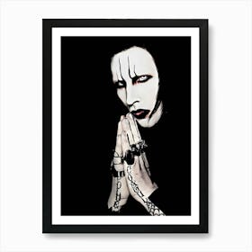 Marilyn Manson 1 Art Print