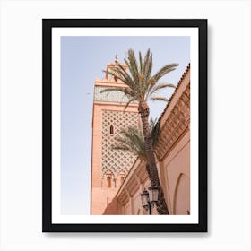 Mosque In Marrakech Morocco 2 Art Print