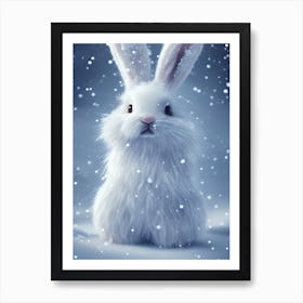 Snow Bunny 1 Art Print