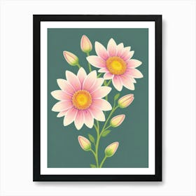 Daisy Flower Art Print