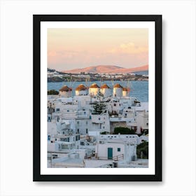 Mykonos, Cyclades, Aegean Sea, Greece Art Print