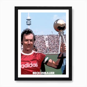 Beckenbauer, Shirt, Munich, Print, Wall Art, Wall Print, Football, Soccer, Franz, Art Print