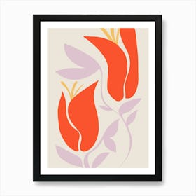 Red Tulips Art Print