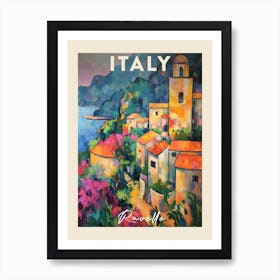 Ravello Italy 2 Fauvist Painting Travel Poster Art Print