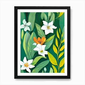 Floral Pattern 13 Art Print