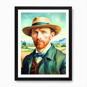 Portrait Of Van Gogh Art Print