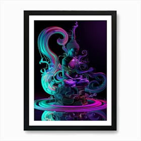 Buddha, artwork print. "Buddha 2080" Art Print