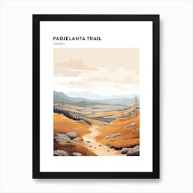 Padjelanta Trail Sweden 2 Hiking Trail Landscape Poster Art Print