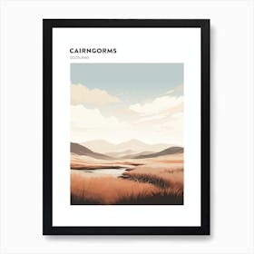 Cairngorms National Park Scotland 1 Hiking Trail Landscape Poster Affiche