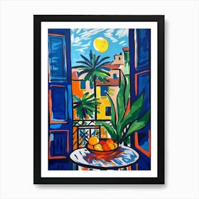 Window View Of Venice In The Style Of Fauvist 1 Art Print