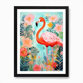 Flamingo 34, Matisse Inspired Art Print