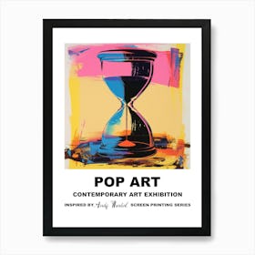 Poster Hourglass Pop Art 3 Art Print