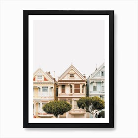 Painted Ladies Homes Art Print