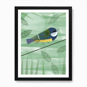 Bird on a Wire Art Print