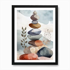 Pebbles Art Print