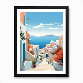 Greece City Art Print