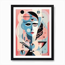 Symbols And Icons Geometric Abstract 11 Art Print