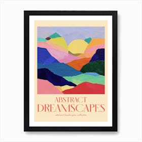 Abstract Dreamscapes Landscape Collection 55 Art Print