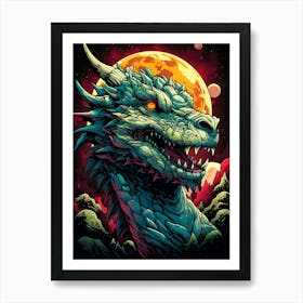 Dragon In Space 1 Art Print