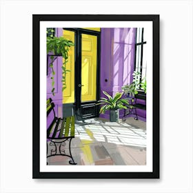 Purple Door Art Print