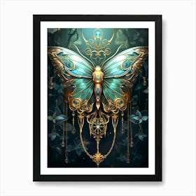 Butterfly In The Forest Art Print