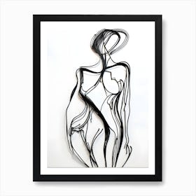 Wire Sculpture 5 Art Print