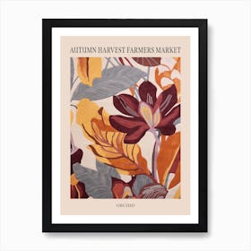 Fall Botanicals Orchid 2 Poster Art Print