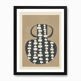 Tribal Pot 2 Art Print