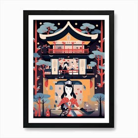 Kabuki Theater Japanese Style 10 Art Print