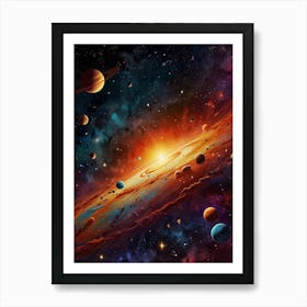 Magic space 1 Art Print