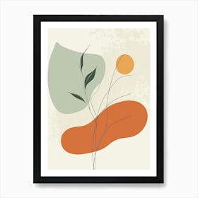 Abstract Plant 2 Art Print