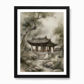 Chinese House Art Print