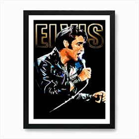 Elvis Presley 7 Art Print