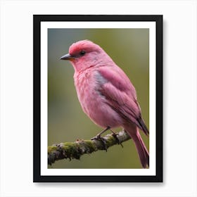 Pink Bird 0 Art Print