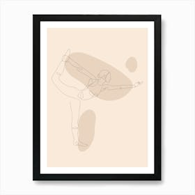 Yoga Pose 1 Art Print