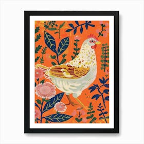 Spring Birds Chicken 7 Art Print