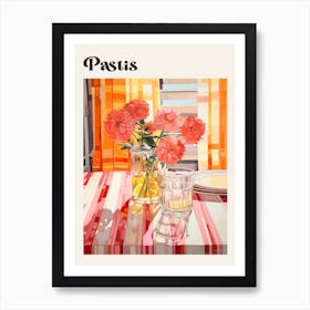 Pastis Retro Cocktail Poster Art Print