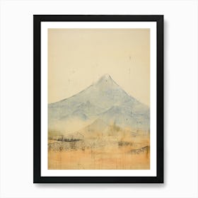 Hokkaido. Winter: Retro Aesthetic Japanese Landscape Wall Art Home Decoration Art Print