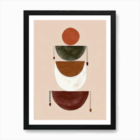 Stacked Vases Art Print