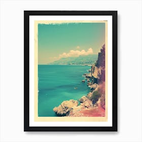 Sicily Retro Polaroid Style 4 Art Print