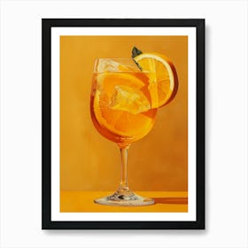 Orange Drink 5 Art Print