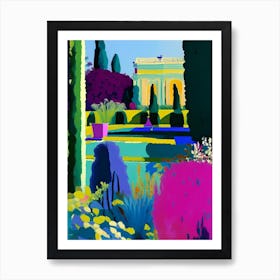 Gardens Of The Royal Palace Of Caserta, 1, Italy Abstract Still Life Art Print