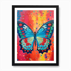 Pop Art Admiral Butterfly 3 Art Print