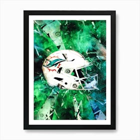 Miami Dolphins 5 Art Print