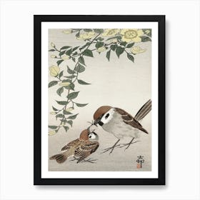 Birds And Plants (1900 1936), Ohara Koson 2 Art Print